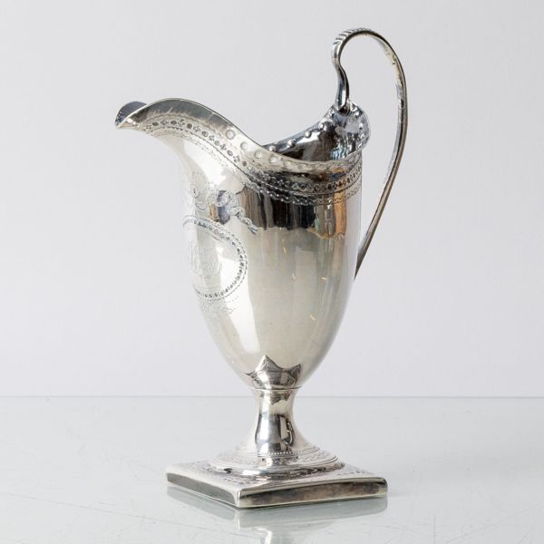 GRÄDDKANNA, silver, London, England 1785