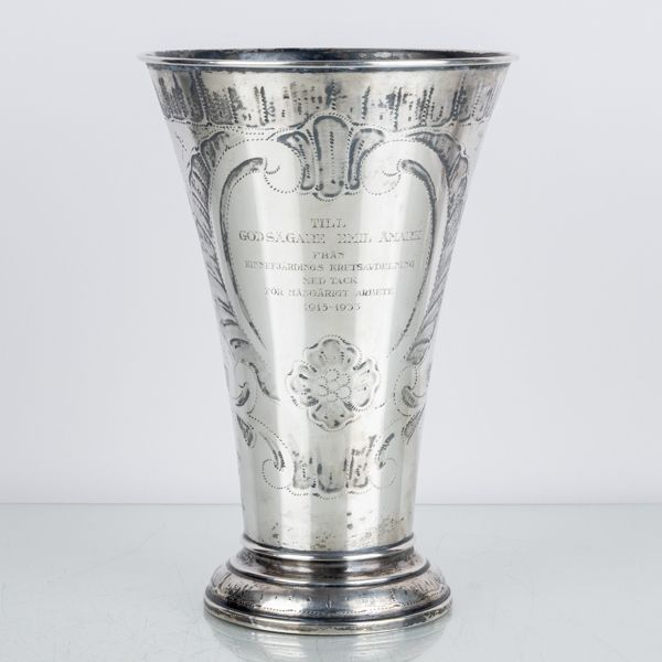 POKAL, silver, CG Hallberg, Stockholm 1934