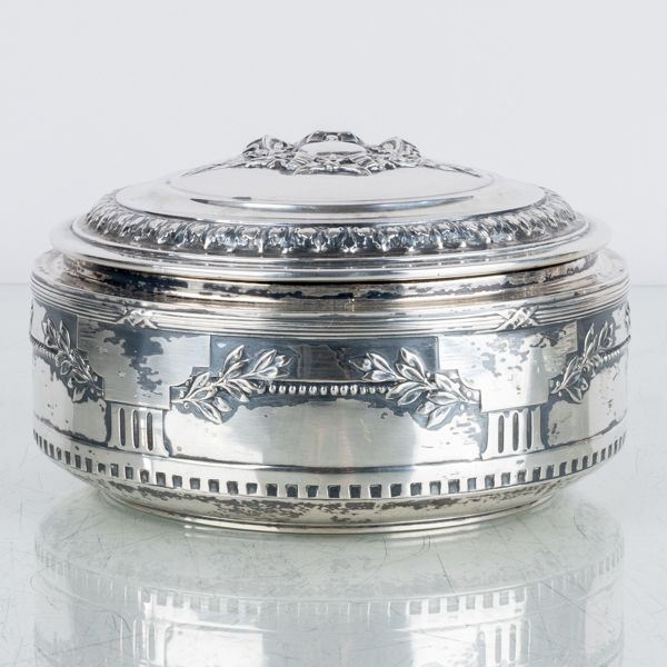 LOCKSKÅL, silver, Gustaf Möllenborg, Stockholm 1800-tal