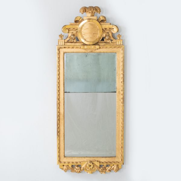 SPEGEL, gustaviansk, Stockholms hallstämpel 1785