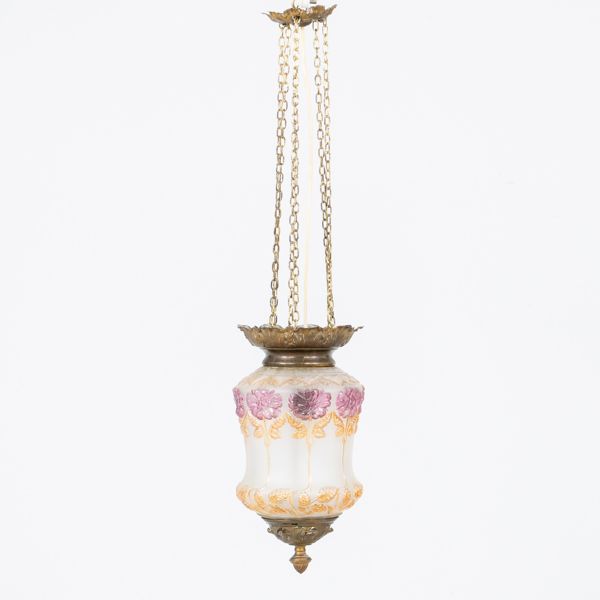 MÅNSKENSAMPEL, glas, 1800-tal
