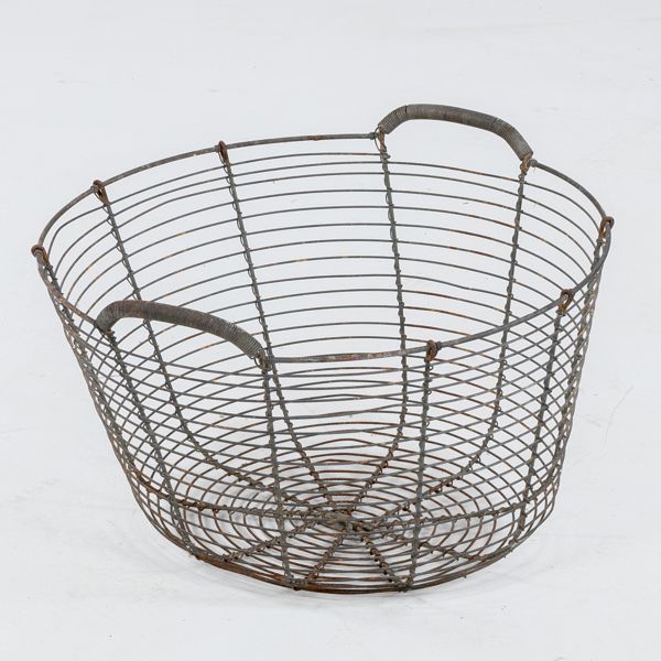 POTATISKORG, metall, 1800-/1900-tal
